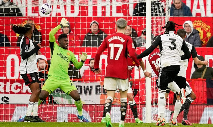 Chùm ảnh: Maguire ghi bàn, Man Utd vẫn thua sốc Fulham 