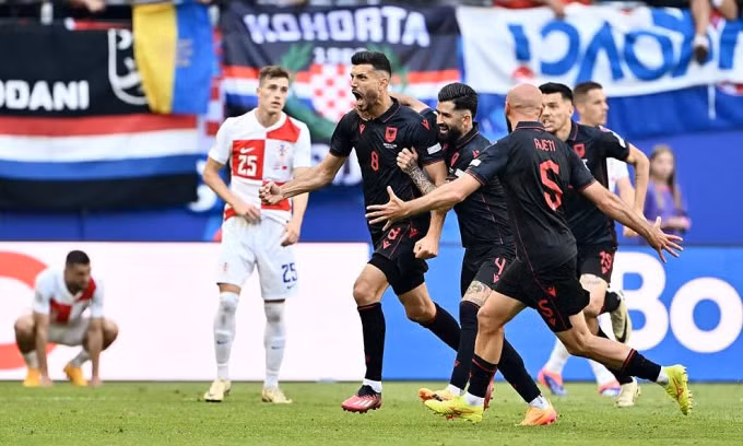 Chùm ảnh: Croatia nguy cơ bị loại ngay vòng bảng EURO 2024 