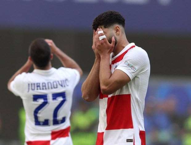 Chùm ảnh: Croatia nguy cơ bị loại ngay vòng bảng EURO 2024 