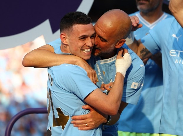 Chùm ảnh: Man City vô địch, làm nên lịch sử Ngoại hạng Anh 
