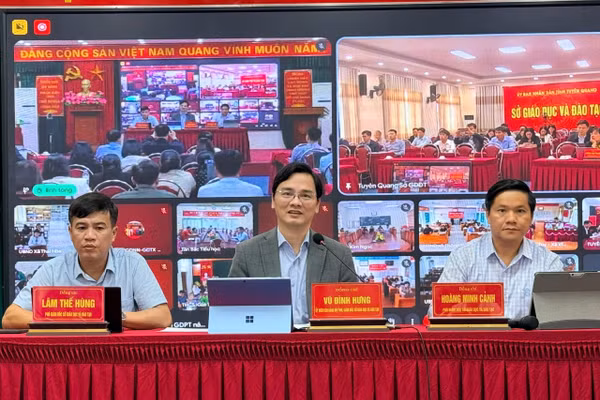 Ngành giáo dục tỉnh Tuyên Quang tiên phong trong CCHC, chuyển đổi số.