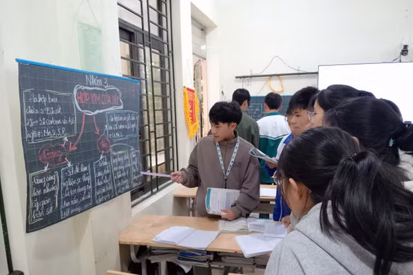 Sự liên kết giữa các nhà trường giúp học sinh ôn luyện hiệu quả. (Ảnh: NTCC)