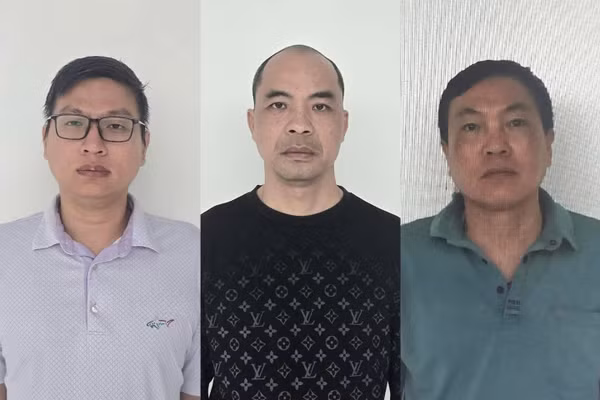 3 bị can trong vụ án. (Ảnh: CATQ)