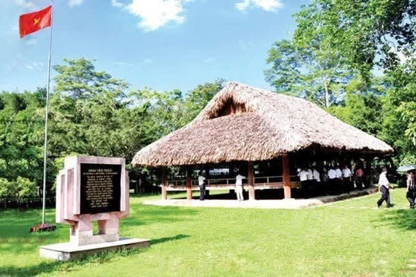 Đình Tân Trào nằm trong Khu di tích Quốc gia đặc biệt Tân Trào. (Ảnh: Sở VH,TT&DL Tuyên Quang).