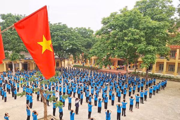 Trường THCS Yên Hương, xã Yên Phú, Tuyên Quang.