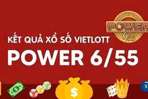 Kết quả xổ số Vietlott 15/2 - Xổ số Vietlott 6/55 thứ Bảy