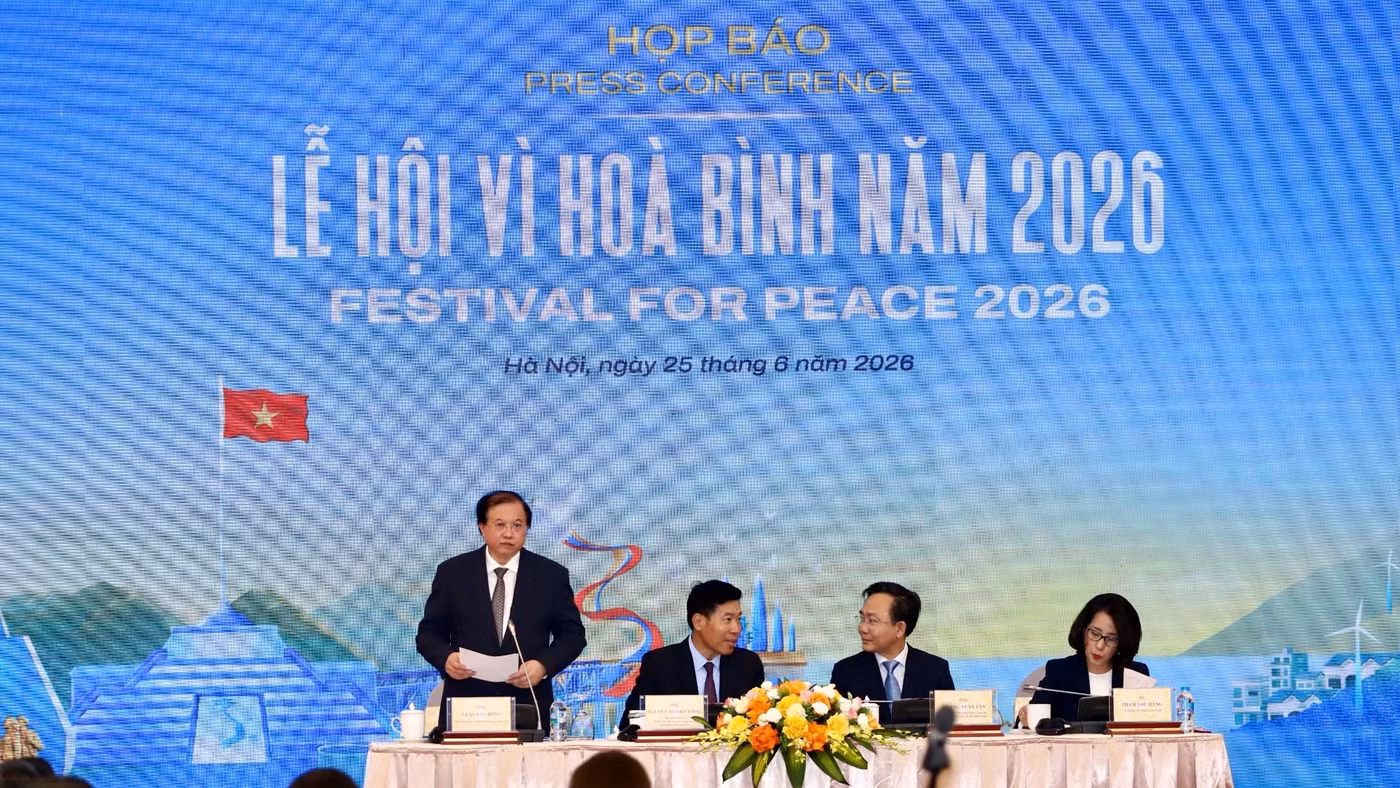 Lễ hội Vì Hòa bình năm 2026 được nâng tầm quy mô quốc gia, hướng tới tôn vinh giá trị của hòa bình.