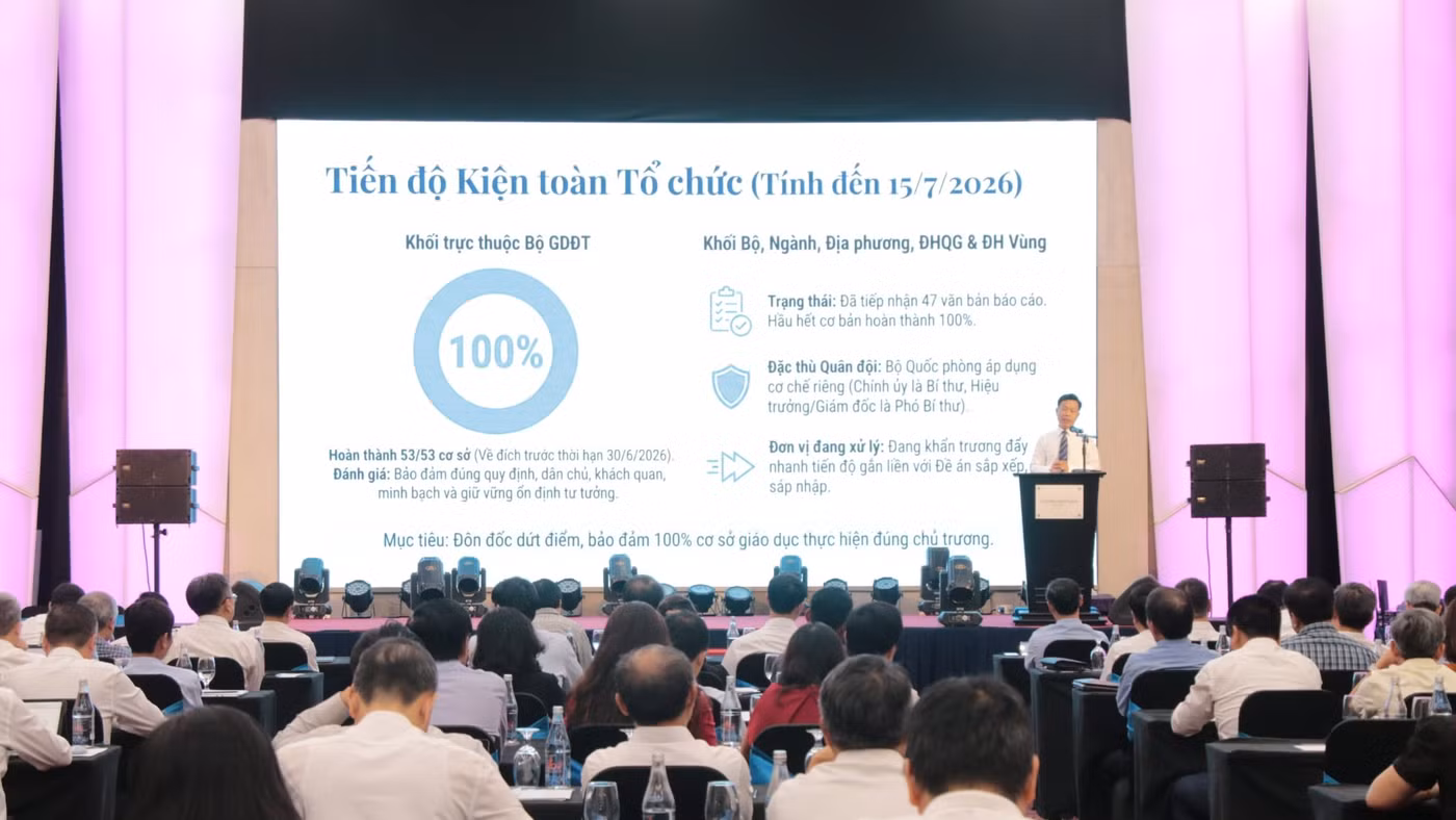 Thứ trưởng Lê Quân phát biểu khai mạc Hội nghị.
