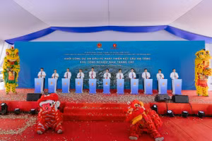 Dự án Đầu tư phát triển kết cấu hạ tầng Khu công nghiệp Nam Tràng Cát chính thức khởi công.