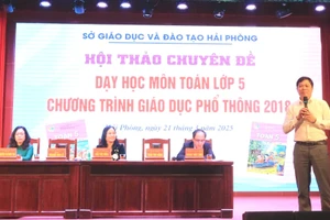 Chuyên đề chuyên môn Toán do Sở GD&ĐT Hải Phòng tổ chức ngày 21/3.