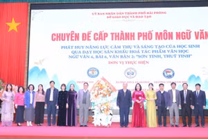 Chuyên đề môn Ngữ Văn của 3 trường THCS tại phường An Dương được đánh giá cao.