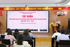 Điểm cầu trực tiếp tại Sở GD&ĐT Hải Phòng.