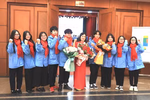 Đội tuyển HSG môn tiếng Nga thể hiện quyết tâm trước "giờ G".