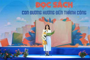 Bà Trần Thị Hoàng Mai - Giám đốc Sở Văn hoá, Thể thao và Du lịch Hải Phòng phát biểu tại sự kiện.