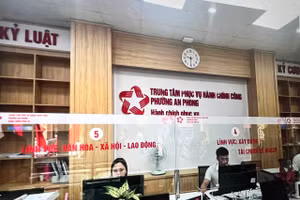 Phường An Phong, TP Hải Phòng là tiên phong trong cải cách hành chính.