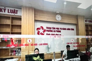 Phường An Phong, TP Hải Phòng là tiên phong trong cải cách hành chính.