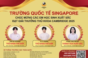 Các em học sinh SIS đạt giải thưởng tại Kỳ thi Quốc tế Cambridge 2025. 