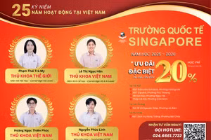 Các “ngôi sao học thuật” của SIS đã tiếp tục khẳng định vị thế của nhà trường với những thành tích vượt trội.