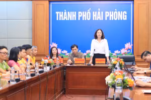 Sở Văn hóa và Thể thao Hải Phòng chủ trì buổi họp báo.