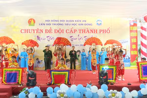 Nhiều hoạt động ý nghĩa tại chuyên đề.