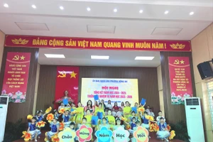 Chương trình tổng kết năm học phường Hồng An, TP Hải Phòng.
