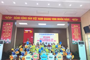 Chương trình tổng kết năm học phường Hồng An, TP Hải Phòng.