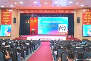 Chương trình tập huấn được tổ chức tại Nhà văn hoá An Dương.