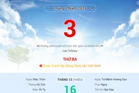 Lịch âm 3/2 - Xem lịch âm ngày 3/2/2026