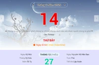 Lịch âm 14/2 - Xem lịch âm ngày 14/2/2026