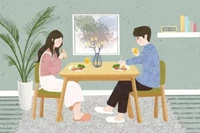 Nếu các cặp vợ chồng trẻ có thể cùng nhau ăn sáng hàng ngày, đó thật sự là một cuộc sống thường nhật quý giá và đầy yêu thương. (Ảnh: ITN).