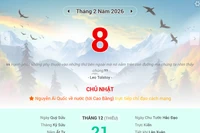 Lịch âm 8/2 - Xem lịch âm ngày 8/2/2026