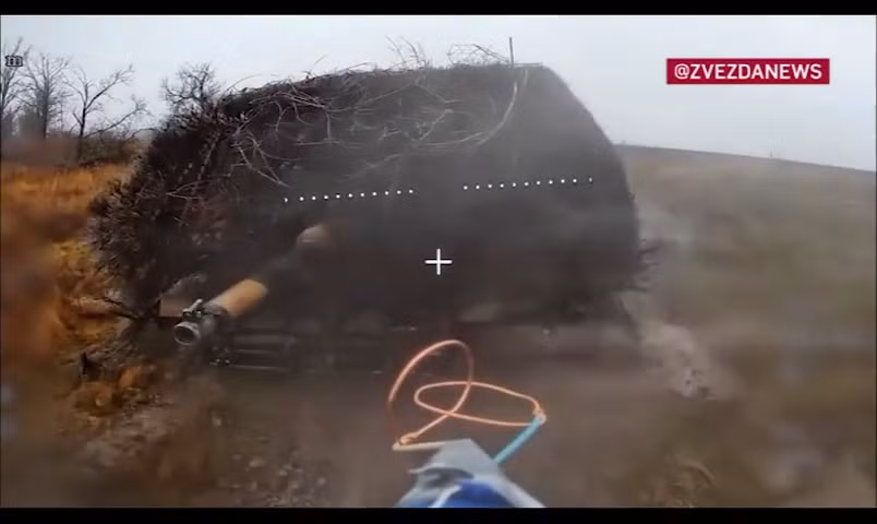 Công bố video drone phá tan xe tăng Abrams ở Zaporizhzhia