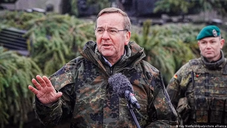 Bộ trưởng Quốc phòng Đức Boris Pistorius.