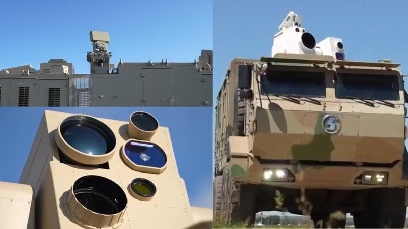 Vũ khí laser mới của Trung Quốc hoạt động.