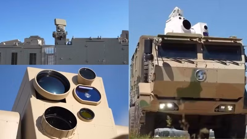 Vũ khí laser mới của Trung Quốc hoạt động.