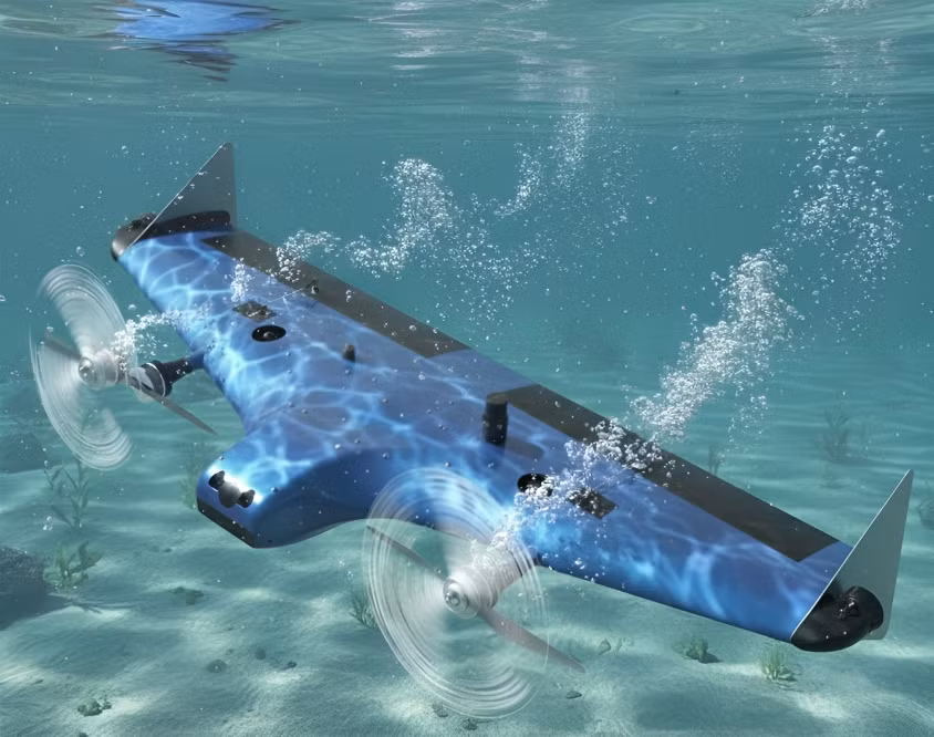 AVATAAR, drone lưỡng cư đầu tiên của Ấn Độ dành cho giám sát. Ảnh: AquaAirX Autonomous Systems.