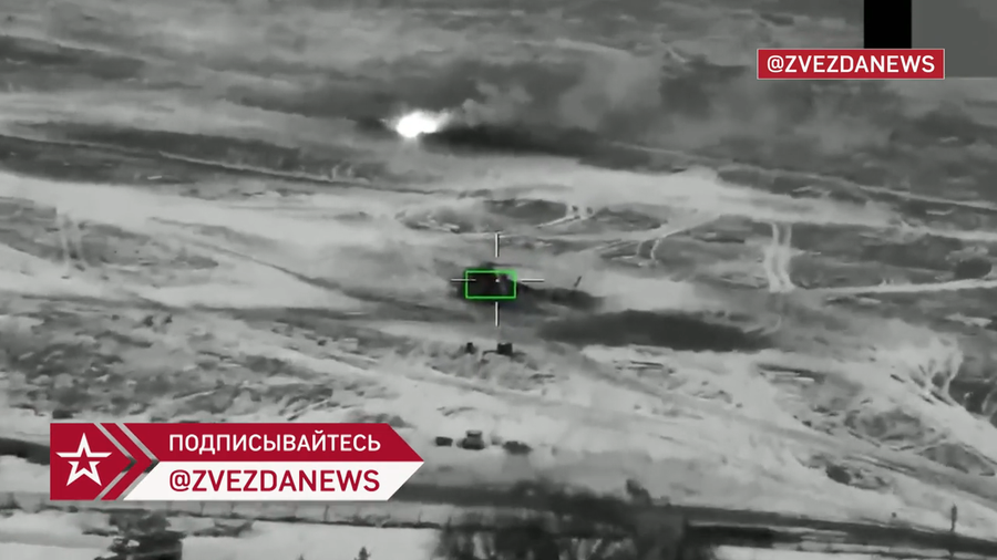 Công bố video drone Geranium giáng đòn trúng 2 trực thăng Mi-24 và Mi-8