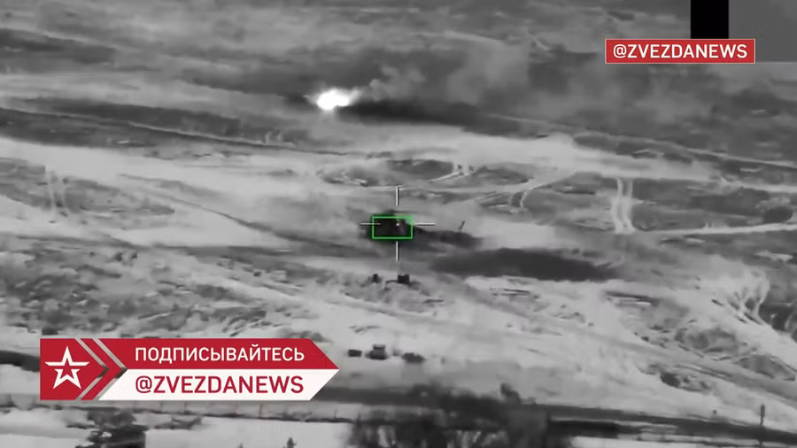 Công bố video drone Geranium giáng đòn trúng 2 trực thăng Mi-24 và Mi-8