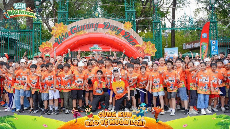 Gần 2.500 vận động viên nhí đã hào hứng tham gia Kun Marathon 2026