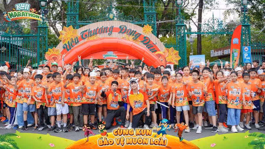 Gần 2.500 vận động viên nhí đã hào hứng tham gia Kun Marathon 2026