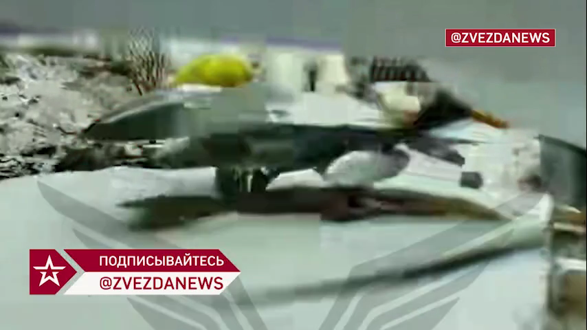 Drone tấn công trúng mô hình tiêm kích F-16 tại Kirovograd