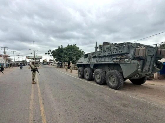 Quân đội Colombia đã triển khai xe bọc thép LAV-III. (Ảnh của Quân đội Colombia)