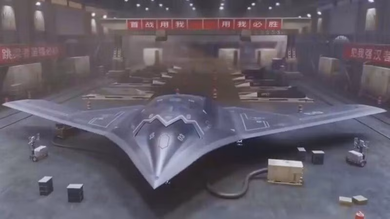 Máy bay ném bom hạt nhân thế hệ mới của Trung Quốc H-20.