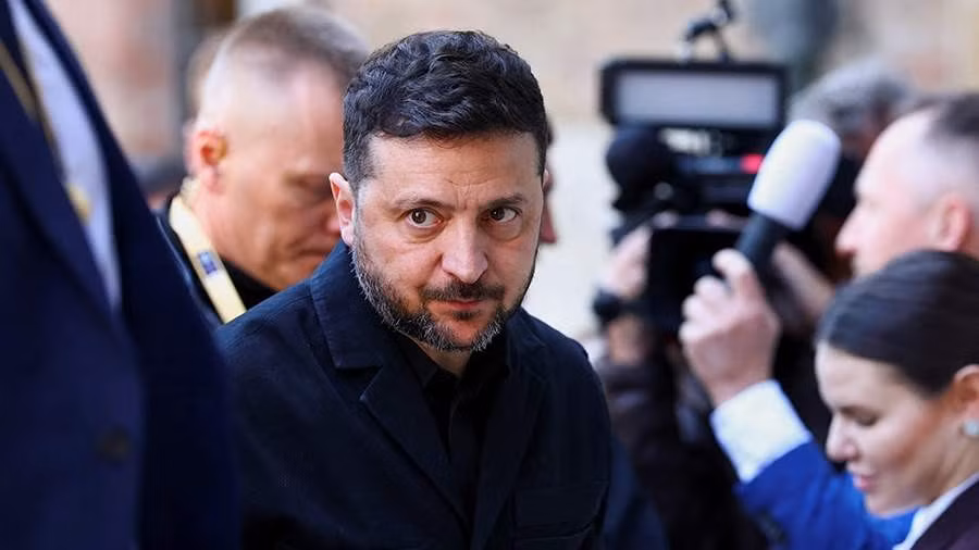 Tổng thống Ukraine Zelensky.