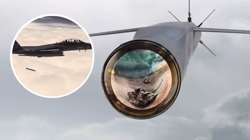 Vũ khí này cũng có thể bay hơn 72km để tấn công các mục tiêu di động.