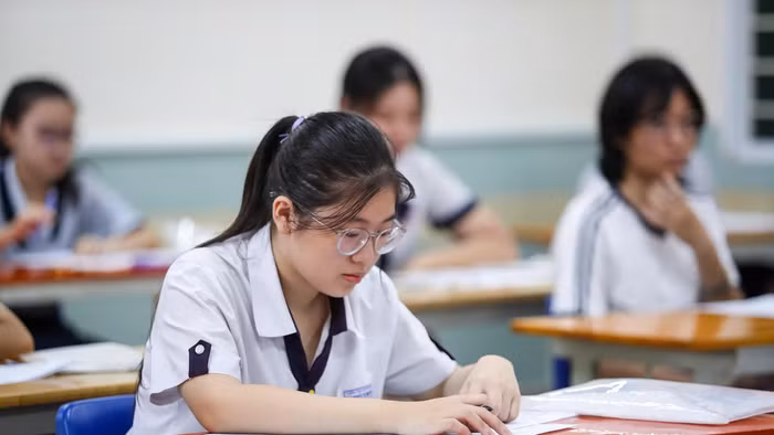Thí sinh tham dự Kỳ thi tốt nghiệp THPT năm 2025. Ảnh: ITN