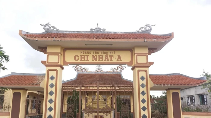 Nhà thờ họ Hoàng làng Bích Khê. Ảnh: ITN.