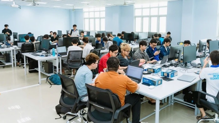 Phòng thực hành Thiết kế Vi mạch số tại Trường Đại học Công nghệ thông tin (Đại học Quốc gia TPHCM). Ảnh: UIT