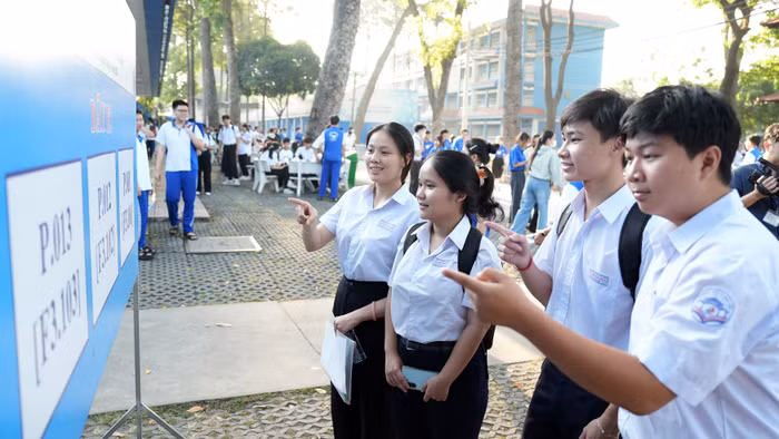 Thí sinh dự thi đánh giá năng lực năm 2026 do Đại học Quốc gia TPHCM tổ chức. Ảnh: TDMU