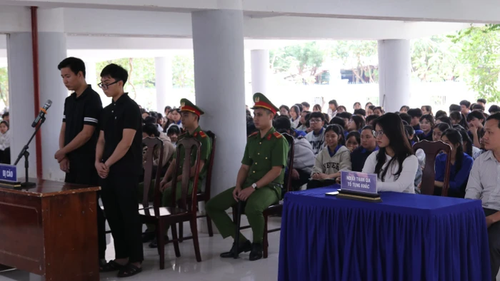 Phiên tòa giả định được tổ chức nhằm tuyên truyền kiến thức pháp luật đến học sinh.